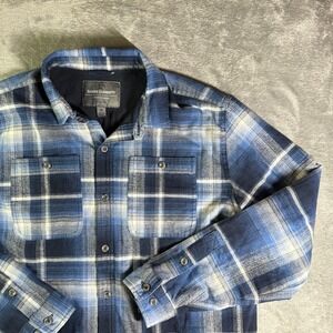 Rugged Elements Fleece Lined Flannel Shirt Shacket Size M